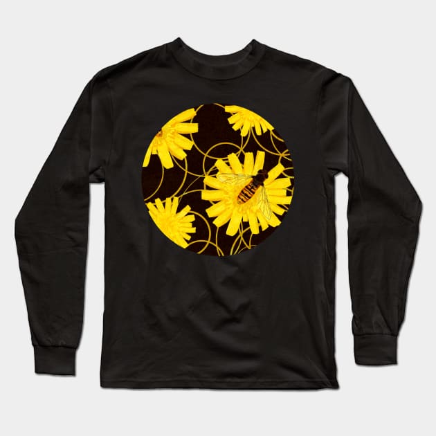 Wasps Long Sleeve T-Shirt by KatherineBlowerDesigns